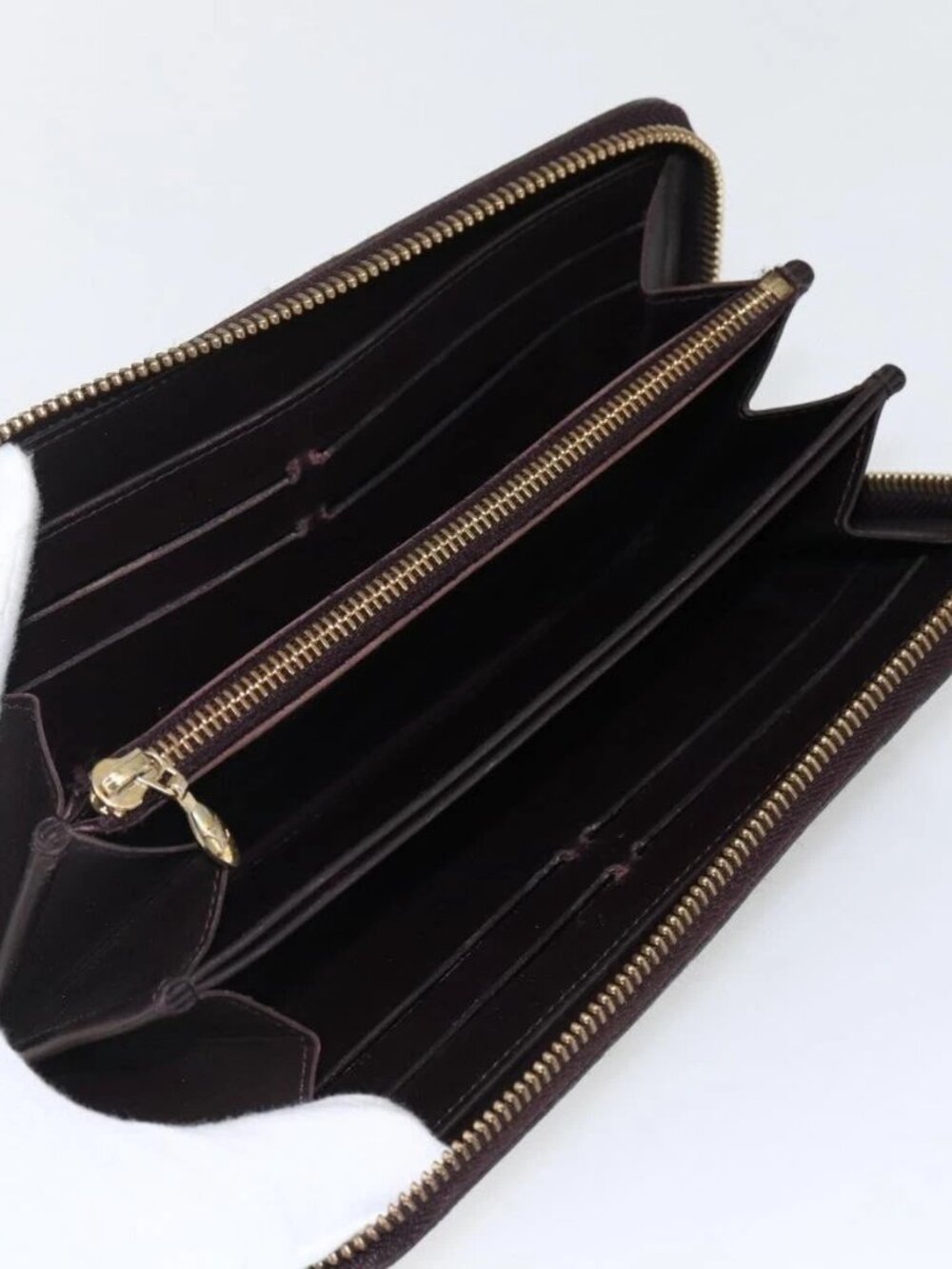 LOUIS VUITTON Monogram Vernis Zippy Long Wallet Amarante M93522 LV Auth 169544 - Picture 10 of 15